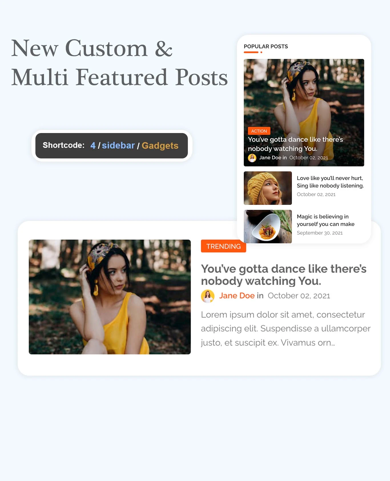 highlighted features
