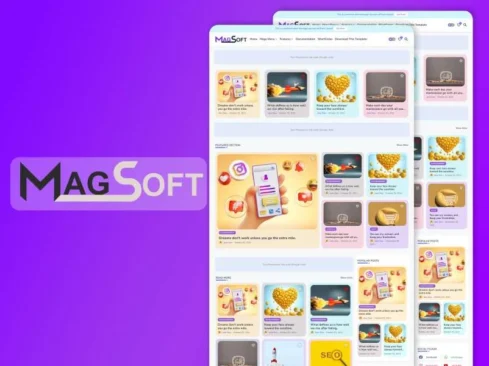 MagSoft blogger template