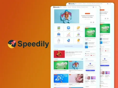 Speedily blogger template